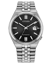 Citizen Men's Tsuyosa 60 Silver-Tone Stainless Steel Bracelet Watch, 40mm