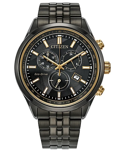 Citizen Men's Special Edition Corso "Light in Black" Gray Stainless Steel Bracelet Watch, 42mm