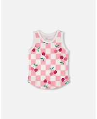 Deux par Toddler Girls ganic Cotton Jersey Tank Top