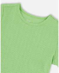 Deux par Toddler Girls Crinkle Jersey T-Shirt