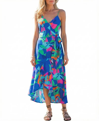 Cupshe Women's Out of This World Abstract Midi Beach Dress