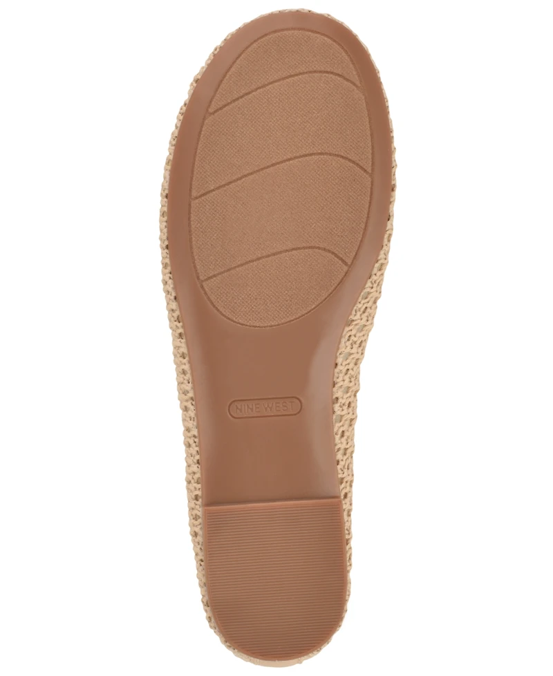 Nine West Women's Burnne Embellished Slip-On Ballet Flats