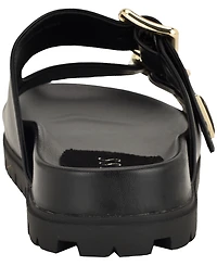 Guess Women's Fasten Double-Buckle Footbed Sandals