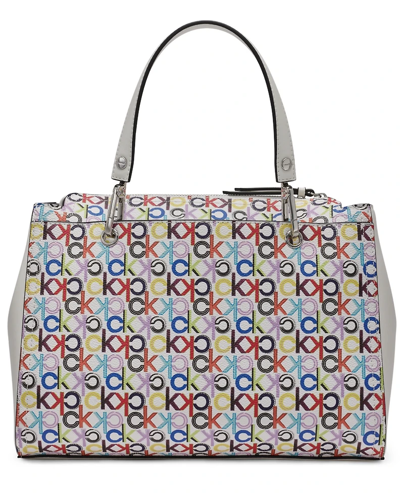 Calvin Klein Garnet Adjustable Medium Satchel Bag