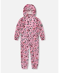 Deux par Toddler Girls Rain One-Piece Polyurethane Heart Print - Toddler|Child
