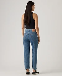 Levi's Women's Ribcage High Rise Straight Ankle Jeans