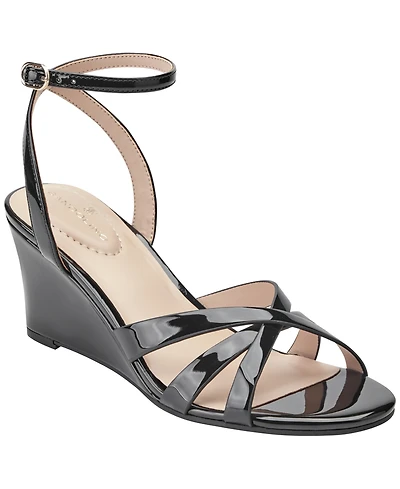 Bandolino Women's Adler Strappy Wedge Dress Sandals