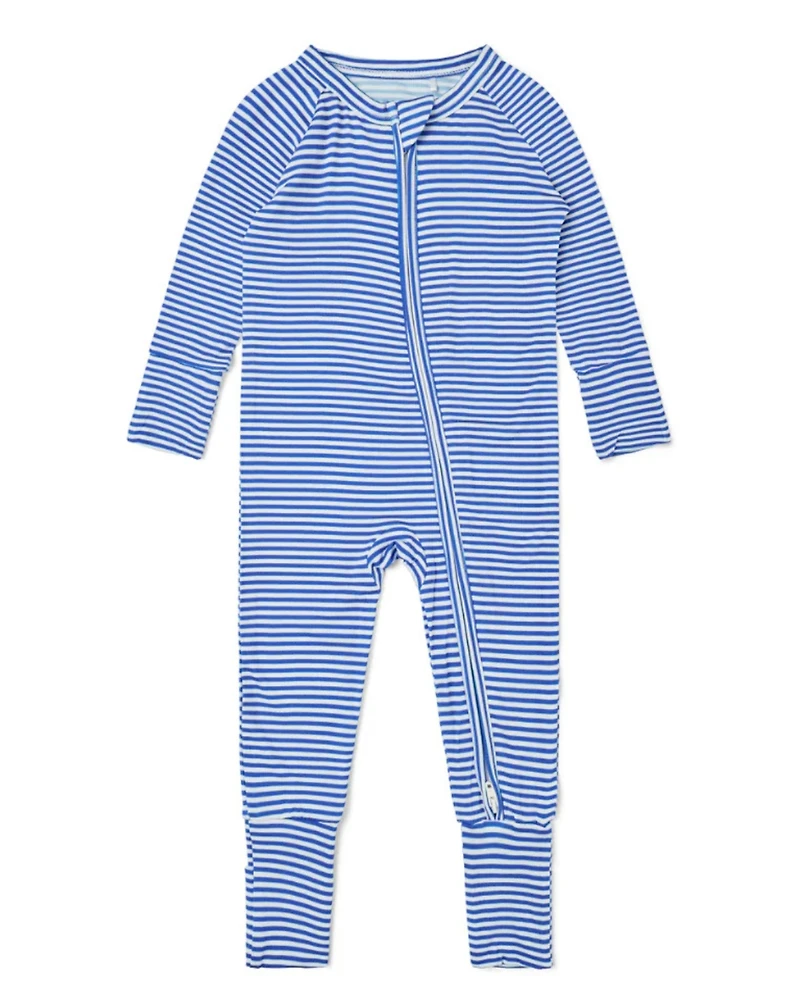 Motette Boys Cobalt Stripe Bamboo Sleeper