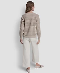 Dkny Jeans Petite Crewneck Sweater