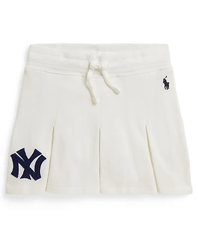 Polo Ralph Lauren Girls' 2-6X Yankees Mesh Pull-On Skort