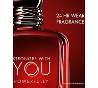 Armani Stronger With You Powerfully Eau De Parfum Spray, 3.4 oz.