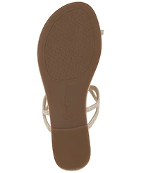 Jessica Simpson Women's Aloni Jelly Toe Ring Slip-On Flat Sandals