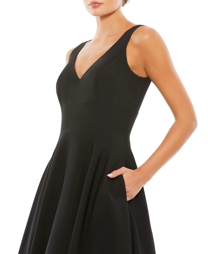 Mac Duggal Women's Ieena Classic Sleeveless A-Line Ball Gown