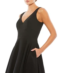 Mac Duggal Women's Ieena Classic Sleeveless A-Line Ball Gown