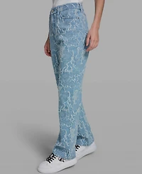 Karl Lagerfeld Paris Women's Straight Denim Pants