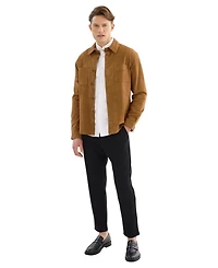 Regency Leathers Men's Brock Suede Shirt