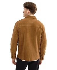 Regency Leathers Men's Brock Suede Shirt