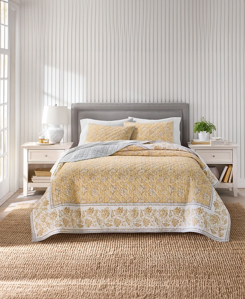 Charter Club Valencia Jacobean 2-Pc. Quilt Set, Twin, Macy's Exclusive