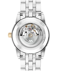 Movado Men's Museum Classic Swiss Automatic Stainless Steel Light Yellow Pvd Steel Watch, 40mm