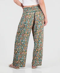 Kingston Grey Juniors' Printed Wide-Leg Pants