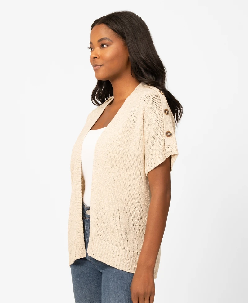 Melissa Paige Women's Button Shoulder Cardigan, Macy's Exclusive