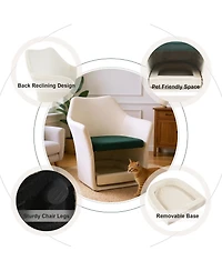 Aostirmotor Mid Century Modern Accent Chair