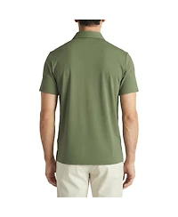 Level 7 Men's Office-Leisure Collection Button Front Seamless Short Sleeve Shirt