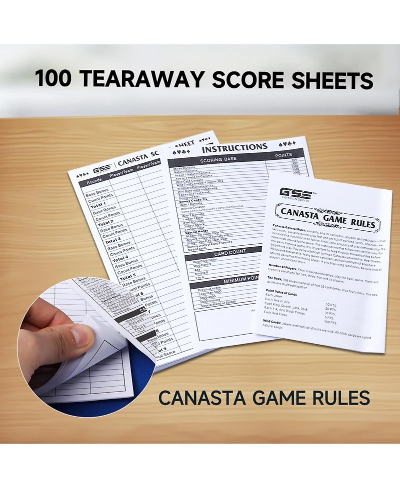 Gse Games & Sports Expert Canasta Cards Game Set