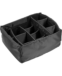 Pelican 1620 Watertight Wheeled Hard Case, Bundle with 1625 Padded Divider Set, Black