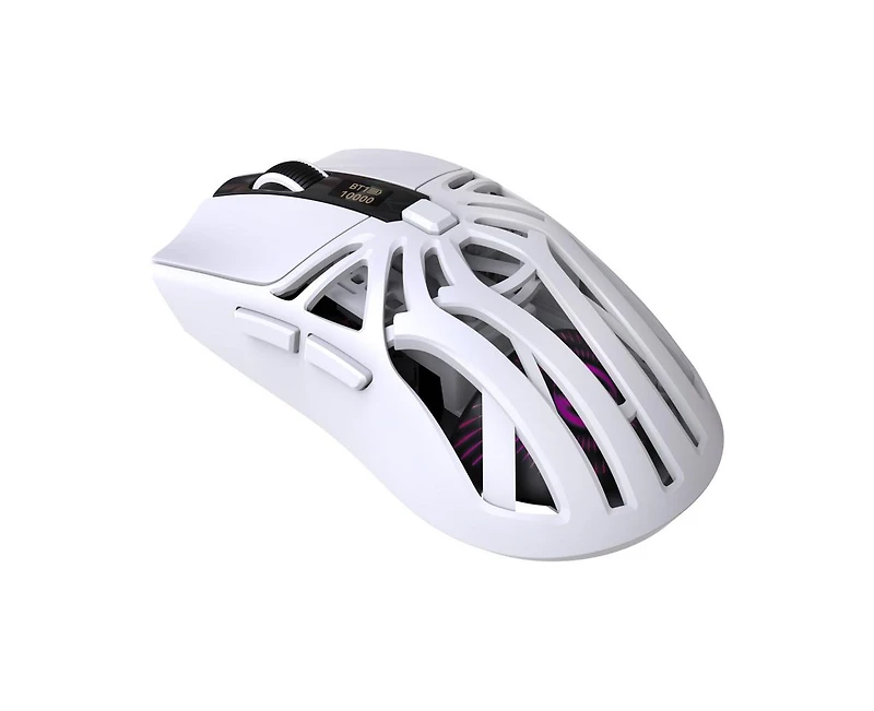 Risokeys Tri-Mode Wireless Gaming Mouse, Hollow Cooling Design,10000 Dpi Adjustable, 1000Hz Polling Rate, BT5.3+2.4G+Wired