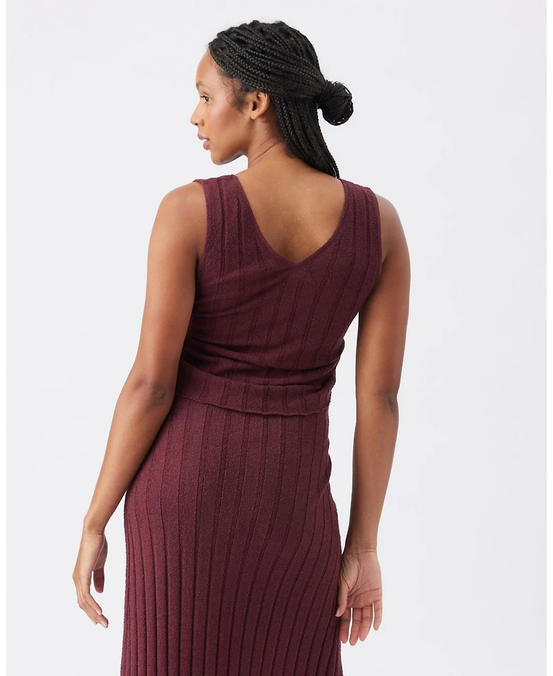 Ripe Maternity Maternity Ripe Misha Rib Knit Tank Maroon