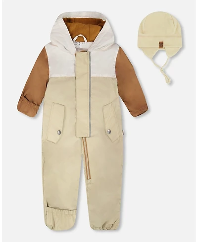 Deux par Baby Boys Mid-Season One-Piece Outerwear with Hat