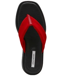 Steve Madden Women's Bella Flatform Slip-On Thong Sandals