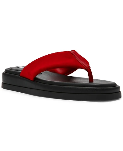 Steve Madden Women's Bella Flatform Slip-On Thong Sandals