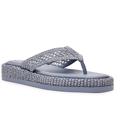 Steve Madden Women's Bella Flatform Slip-On Thong Sandals