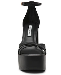 Steve Madden Women's Retro Strappy Block Heel Platform Dress Sandals