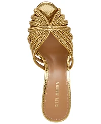 Steve Madden Women's Petra Rhinestone Stiletto Heel Dress Sandals