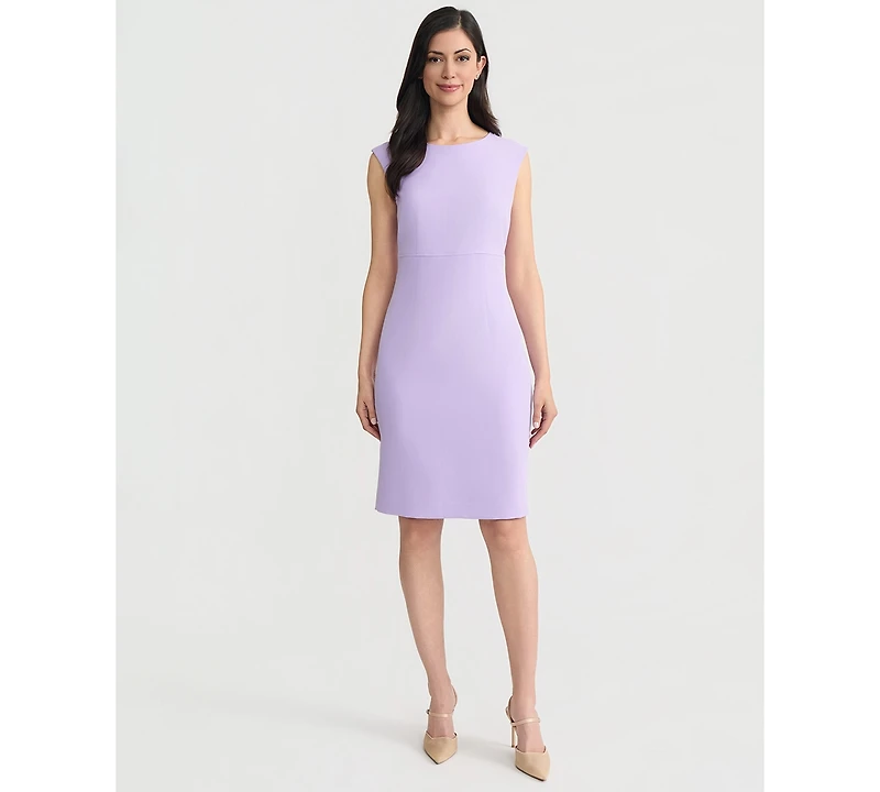Kasper Women's Stretch Crepe Sheath Dress, Regular & Petite