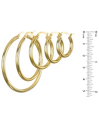 Macy's Hoop Earrings in 10k Yellow Gold