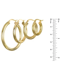 Macy's Hoop Earrings in 10k Yellow Gold