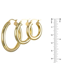 Macy's Hoop Earrings in 10k Yellow Gold