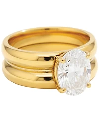 Lola Ade Eterna Gold-Tone Double Band Ring