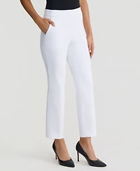 Kasper Women's Stretch Twill Cropped Pull-On Pants, Regular & Petite