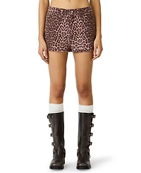 Steve Madden Women's Printed Mid Rise Shorts