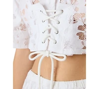 Steve Madden Women's Bryant Short-Sleeve Top