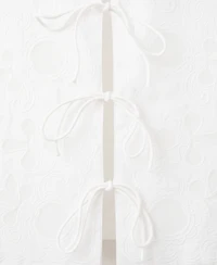 Mango Women's Bows Embroidered Vest