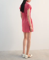 Mango Women's Striped Shirt Dress