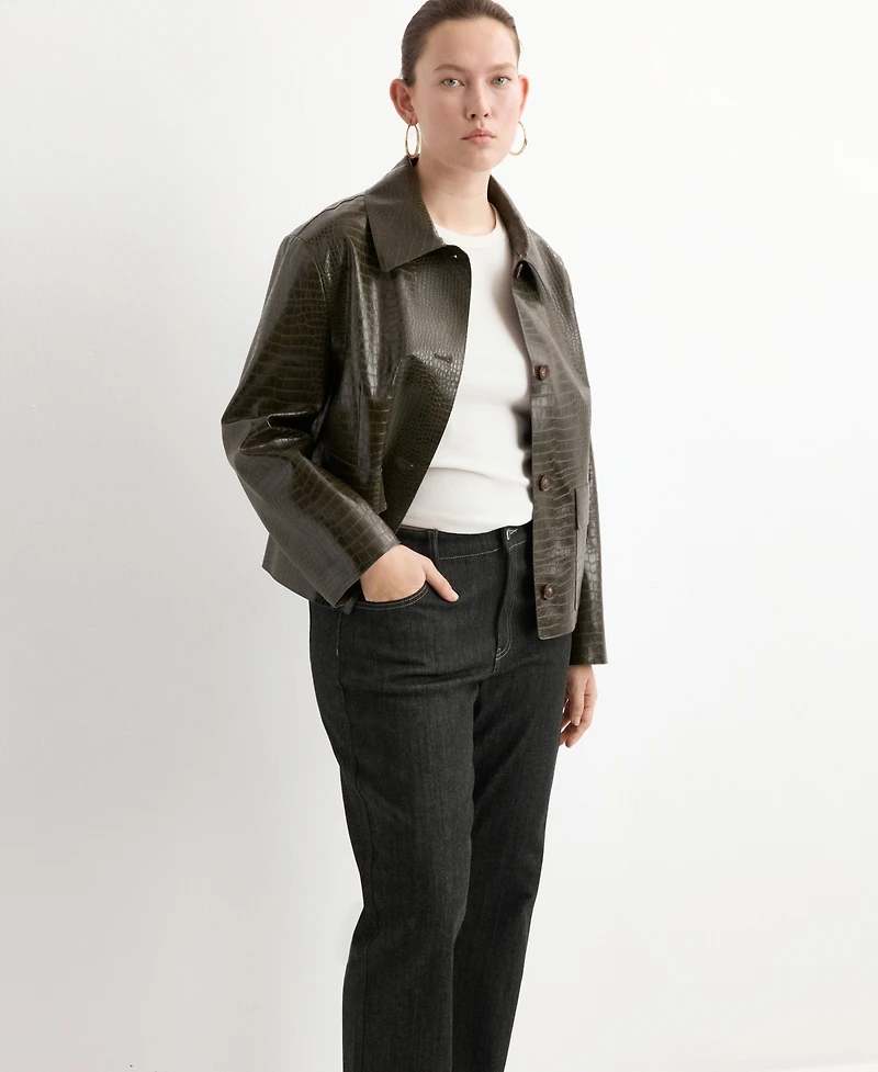 Mango Women's Mid-Rise Flared Jeans