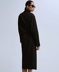 Mango Women's Slit Wrap Skirts