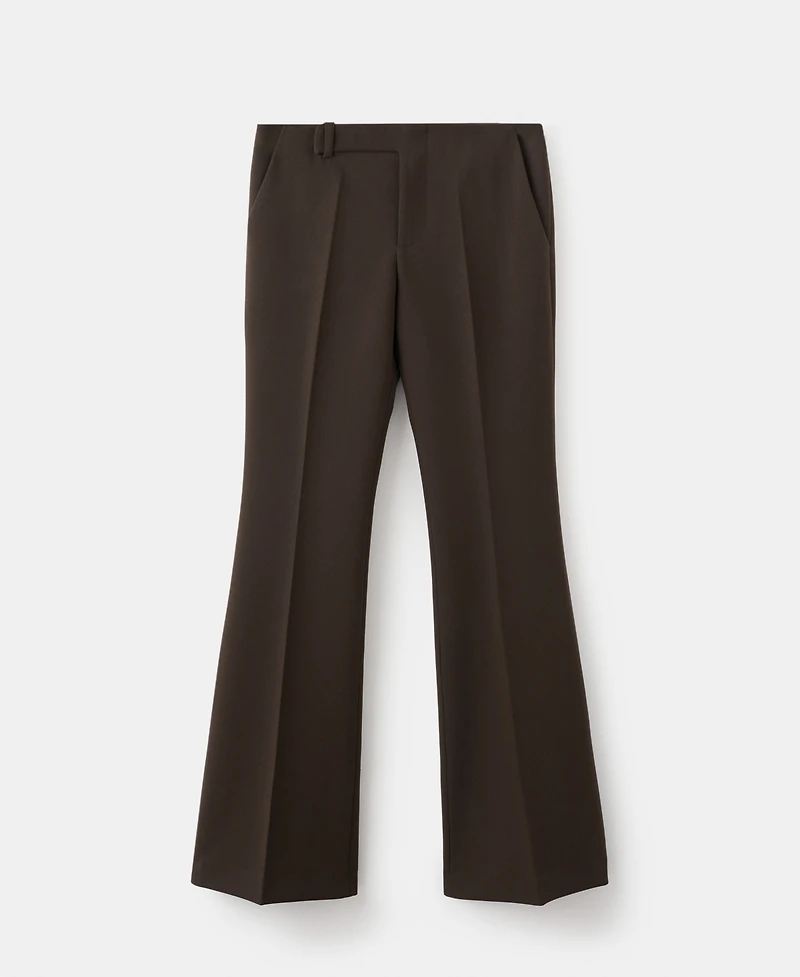 Mango Women's Mid-Rise Flare Pants